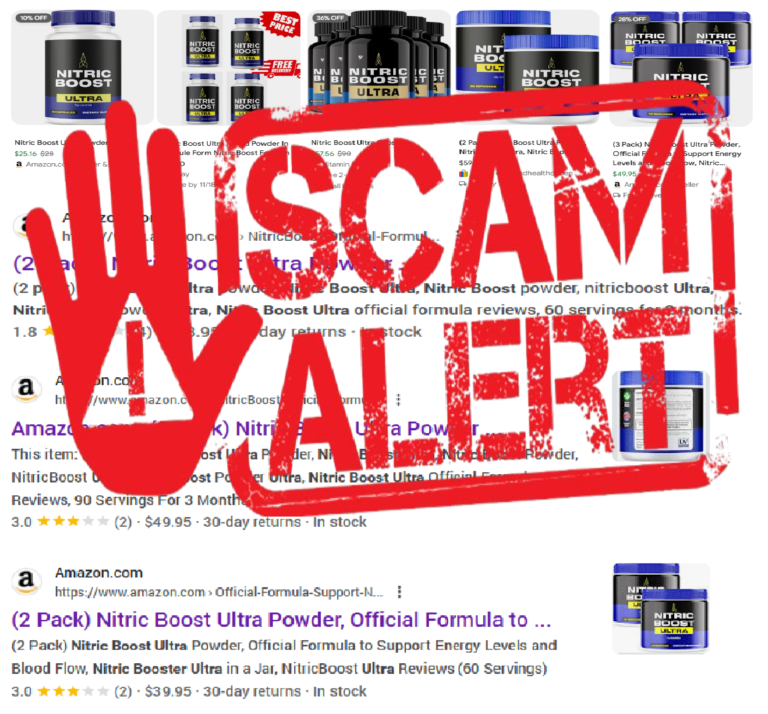 Nitric Boost Ultra Scam